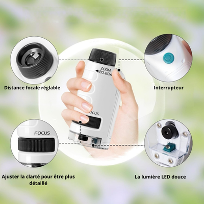 Meltiscope™️ - Le  microscope de poche pour explorer le monde