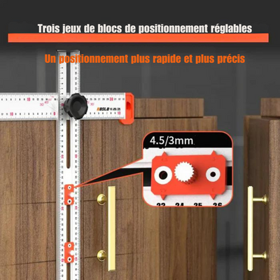 RÈGLE DE POSITIONNEMENT DE MESURE ET FORET 2 EN 1